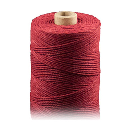 ARTEMIO - Cabled Cotton Twine Reel - 1.5 mm x 140 m - Burgundy