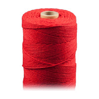 ARTEMIO - Cabled Cotton Twine Reel - 1.5 mm x 140 m - Red
