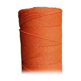 ARTEMIO - Bobine de Ficelle Coton Câblé - 1.5 mm x 140 m - Orange