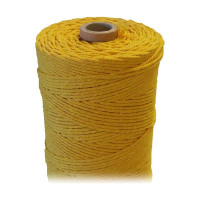 ARTEMIO - Cabled Cotton Twine Reel - 1.5 mm x 140 m - Ochre