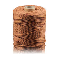 ARTEMIO - Bobine de Ficelle Coton Câblé - 1.5 mm x 140 m - Marron