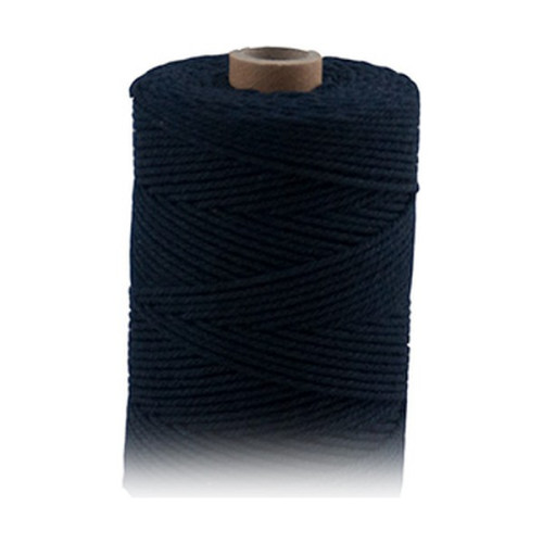 ARTEMIO - Cabled Cotton Twine Reel - 1.5 mm x 140 m - Navy