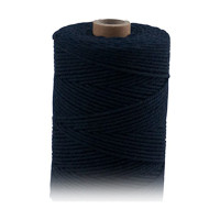 ARTEMIO - Cabled Cotton Twine Reel - 1.5 mm x 140 m - Navy