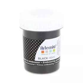 ARTEMIO - Poudre pour Embossing 40ml - BLACK