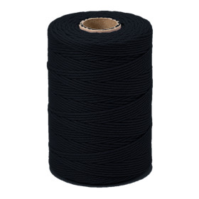 ARTEMIO - Cabled Cotton Twine Reel - 1.5 mm x 140 m - Black