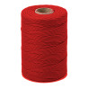 ARTEMIO - Bobine de Ficelle Coton Câblé - 1.5 mm x 140 m - Rouge