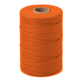 ARTEMIO - Cabled Cotton Twine Reel - 1.5 mm x 140 m - Orange