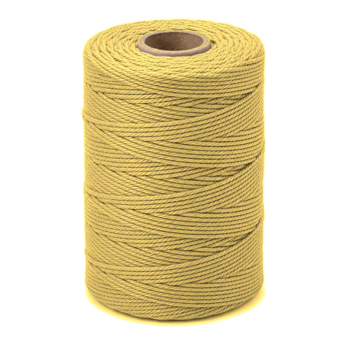 ARTEMIO - Cabled Cotton Twine Reel - 1.5 mm x 140 m - Yellow