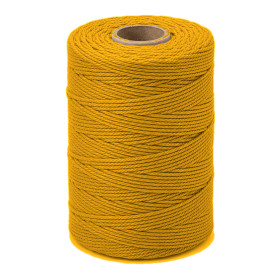 ARTEMIO - Cabled Cotton Twine Reel - 1.5 mm x 140 m - Ochre
