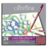 Cretacolor - Karmina - Crayons de Couleur Classiques - 24 Couleurs - Étui Métal