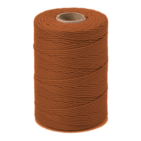 ARTEMIO - Cabled Cotton Twine Reel - 1.5 mm x 140 m - Brown