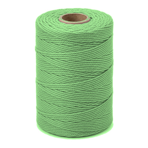 ARTEMIO - Cabled Cotton Twine Reel - 1.5 mm x 140 m - Vert Clair