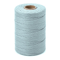 ARTEMIO - Cabled Cotton Twine Reel - 1.5 mm x 140 m - Bleu Clair