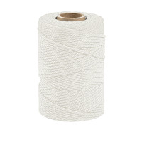 ARTEMIO - Bobine de Ficelle Coton Câblé - 2.2 mm x 70 m - Blanc