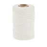 ARTEMIO - Bobine de Ficelle Coton Câblé - 2.2 mm x 70 m - Blanc