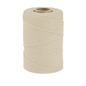 ARTEMIO - Cabled Cotton String Spool - 2.2 mm x 70 m - Ecru