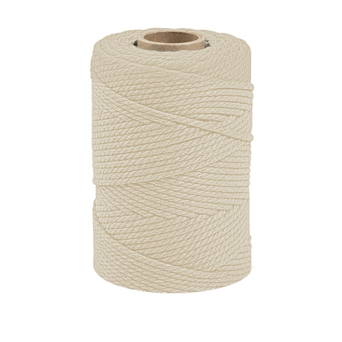 ARTEMIO - Bobine de Ficelle Coton Câblé - 2.2 mm x 70 m - Écru
