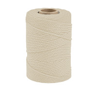 ARTEMIO - Bobine de Ficelle Coton Câblé - 2.2 mm x 70 m - Écru