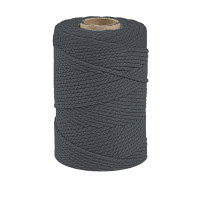 ARTEMIO - Bobine de Ficelle Coton Câblé - 2.2 mm x 70 m - Anthracite