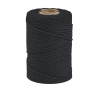 ARTEMIO - Bobine de Ficelle Coton Câblé - 2.2 mm x 70 m - Noir