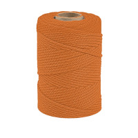 ARTEMIO - Cabled Cotton String Spool - 2.2 mm x 70 m - Orange