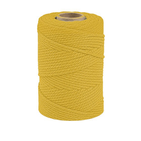 ARTEMIO - Cabled Cotton String Spool - 2.2 mm x 70 m - Yellow