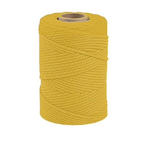 ARTEMIO - Bobine de Ficelle Coton Câblé - 2.2 mm x 70 m - Jaune