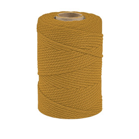 ARTEMIO - Cabled Cotton String Spool - 2.2 mm x 70 m - Ochre