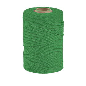 ARTEMIO - Cabled Cotton String Spool - 2.2 mm x 70 m - Medium Green