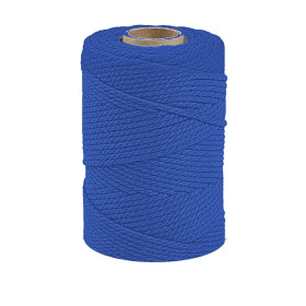 ARTEMIO - Cabled Cotton String Spool - 2.2 mm x 70 m - Royal Blue