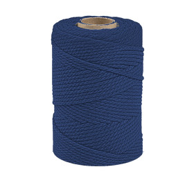 ARTEMIO - Cabled Cotton String Spool - 2.2 mm x 70 m - Navy Blue