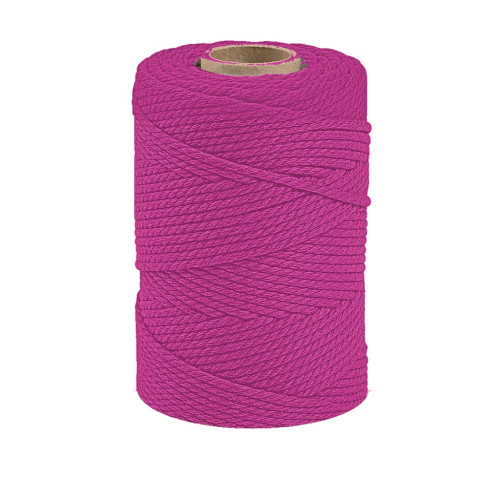ARTEMIO - Cabled Cotton String Spool - 2.2 mm x 70 m - Fuchsia