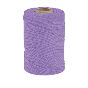 ARTEMIO - Cabled Cotton String Spool - 2.2 mm x 70 m - Lilac