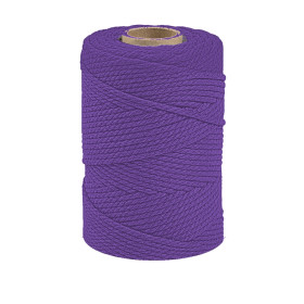 ARTEMIO - Cabled Cotton String Spool - 2.2 mm x 70 m - Purple