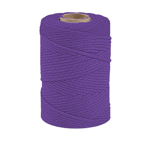 ARTEMIO - Cabled Cotton String Spool - 2.2 mm x 70 m - Purple
