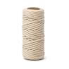 ARTEMIO - Bobine de Ficelle Coton Câblé - 4 mm x 33 m - Écru