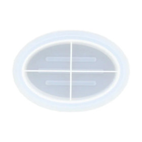 JESMONITE - Moule en Silicone - Porte-Savon - 15x10,5x2,6cm