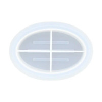 JESMONITE - Moule en Silicone - Porte-Savon - 15x10,5x2,6cm