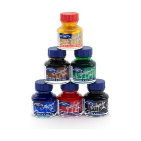 Winsor & Newton - Calligraphy Ink Assorted Set of 6 x 30ml