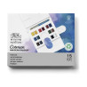 Winsor & Newton - Boîte Aquarelle Cotman Field Compact 14 Demi-Godets