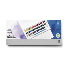Winsor & Newton - Boîte Aquarelle Cotman Studio 45 Demi-Godets
