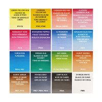 Winsor & Newton - Boîte Aquarelle Cotman Pocket Complète 16 Demi-Godets
