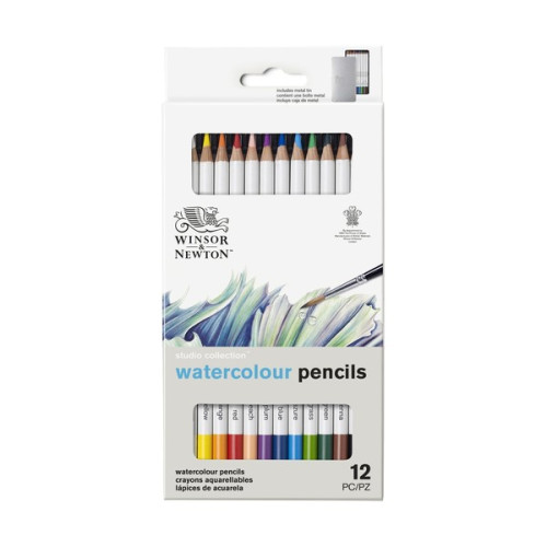Winsor & Newton - Precision Watercolour Pencils - Tin of 12