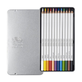 Winsor & Newton - Crayons Aquarellables Precision - Boîte de 12