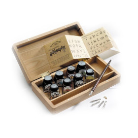 Winsor & Newton - Coffret Bois Calligraphie