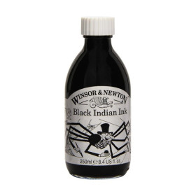 Winsor & Newton - Encre à Dessiner Noire Waterproof - 250ml