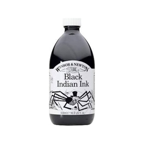 Winsor & Newton - Black Indian Ink - 500ml
