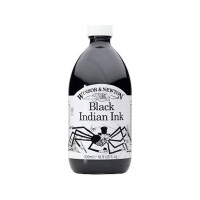 Winsor & Newton - Encre de Chine Noire - 500ml