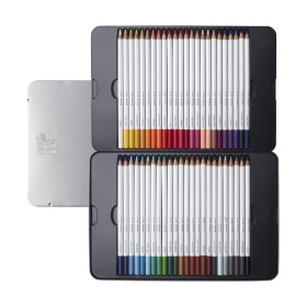 Winsor & Newton - Crayons Aquarellables Studio Collection - Boîte de 48