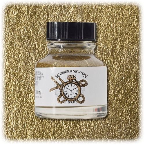 Winsor & Newton - Encre à Dessiner - 30ml - Or